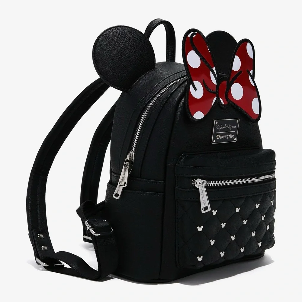 Loungefly Disney Minnie Mouse Bow Ears Mini Backpack